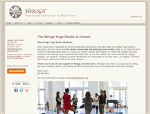 Tablet Screenshot of nirogacenter.org